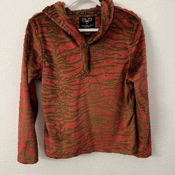 Wooly Bully wear Colorado tiger print pullover womens size medium - Picture 1 of 5